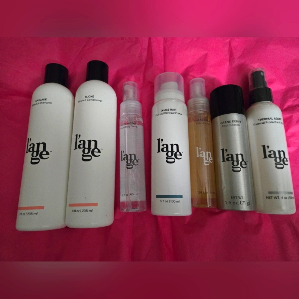 Lange Hair Treatments, Schampoo & Conditioner, Styler Set